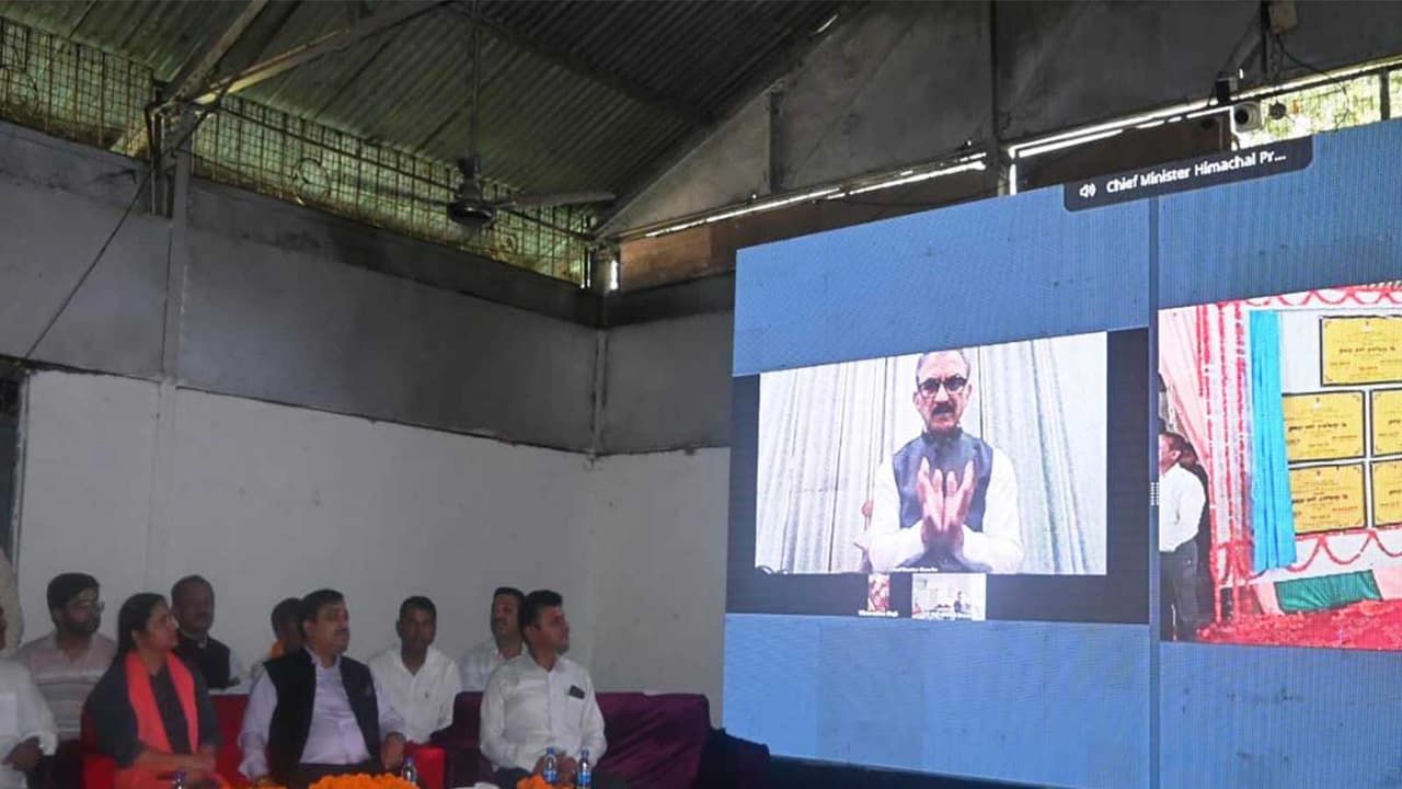 Chief Minister Sukhvinder Singh Sukhu lays foundation stones for five PMGSY IV road projects Rs 28.22 crore (Photo: HP Assembly) Chief Minister Sukhvinder Singh Sukhu lays foundation stones for five PMGSY IV road projects Rs 28.22 crore (Photo: HP Assembly)