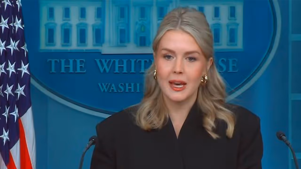 White House Press Secretary Karoline Leavit (Photo/Youtube of White House) White House Press Secretary Karoline Leavit (Photo/Youtube of White House)