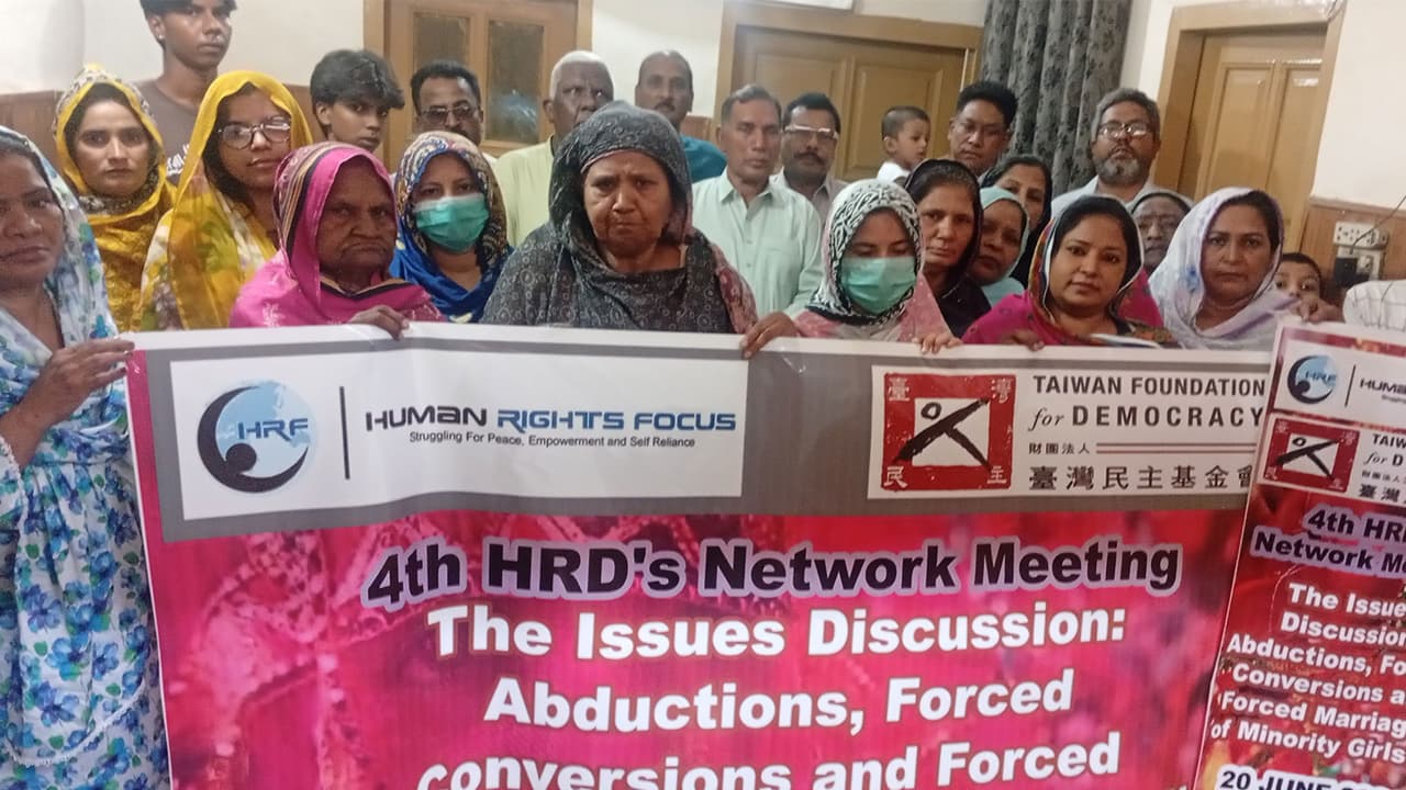HRFP TFD event on abductions, forced conversions and forced marriages of minority girls in Pakistan (Photo/HRFP) HRFP TFD event on abductions, forced conversions and forced marriages of minority girls in Pakistan (Photo/HRFP)