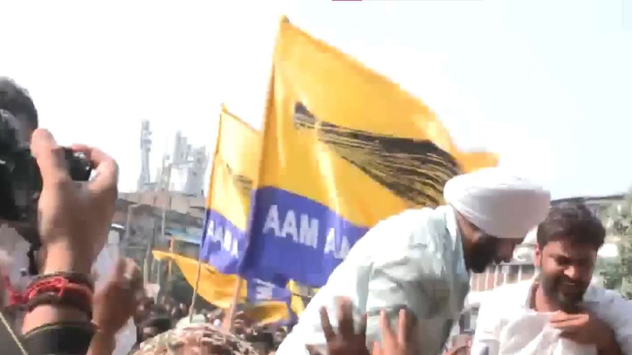 Visual from the protest site (Photo/ANI) Visual from the protest site (Photo/ANI)