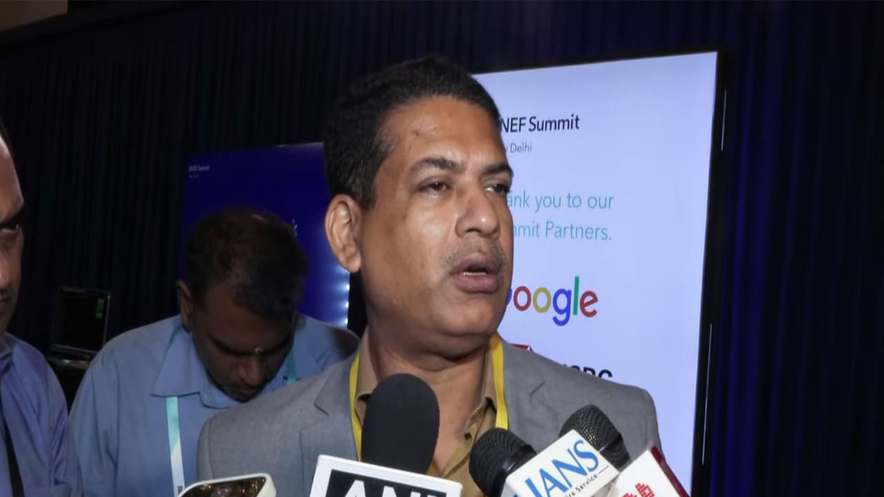 Ministry of New and Renewable Energy (MNRE) Secretary Santosh Kumar Sarangi (Photo/ANI) Ministry of New and Renewable Energy (MNRE) Secretary Santosh Kumar Sarangi (Photo/ANI)