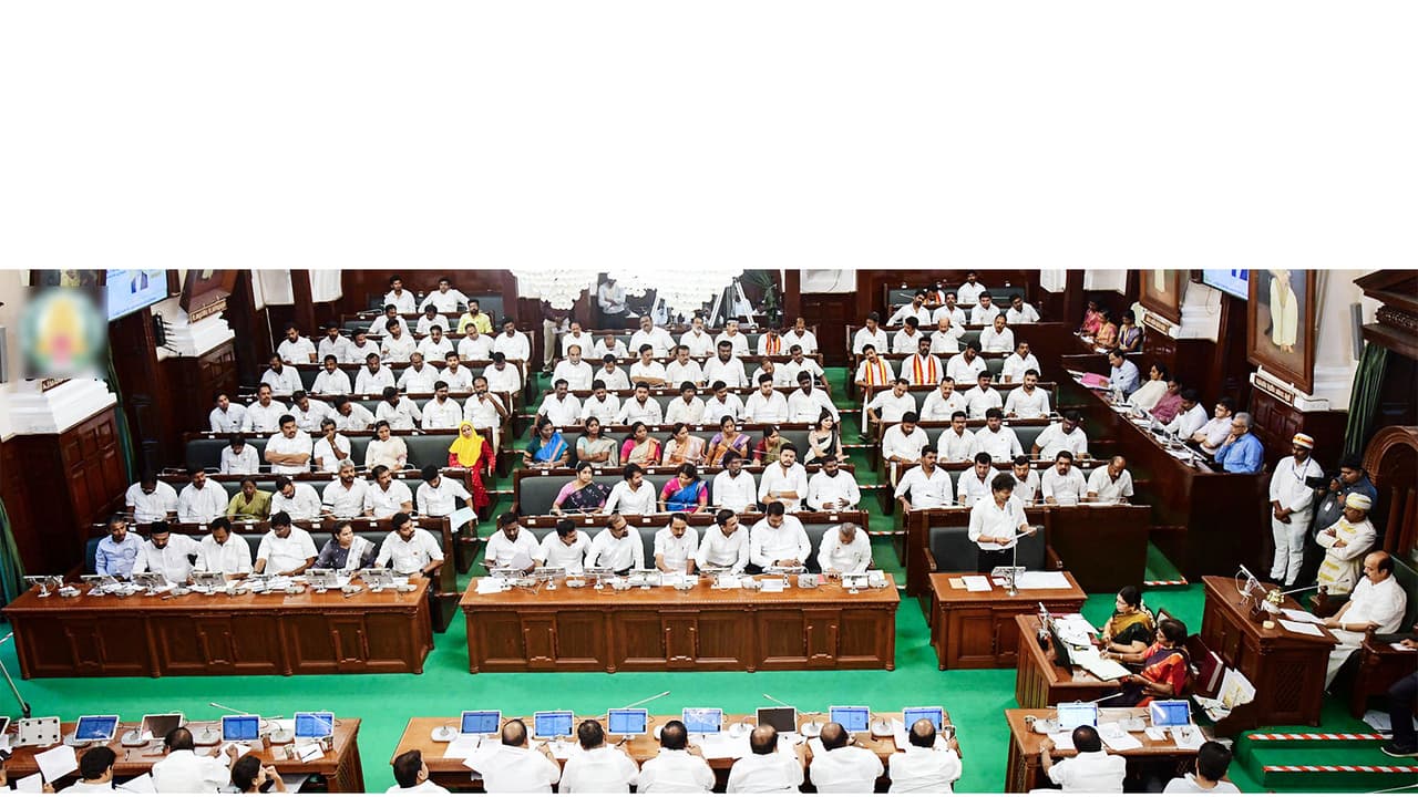 Tamil Nadu Assembly (Photo/ANI) Tamil Nadu Assembly (Photo/ANI)