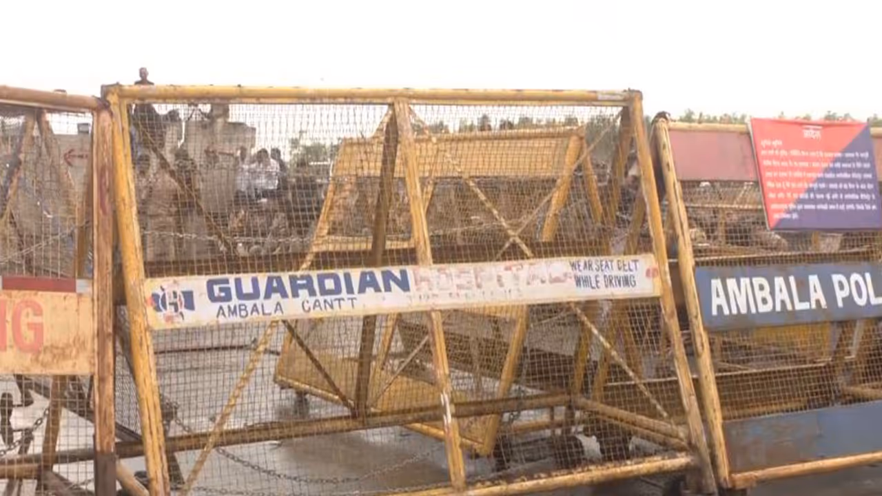 Visual from Shambhu Border (Photo/ANI) Visual from Shambhu Border (Photo/ANI)