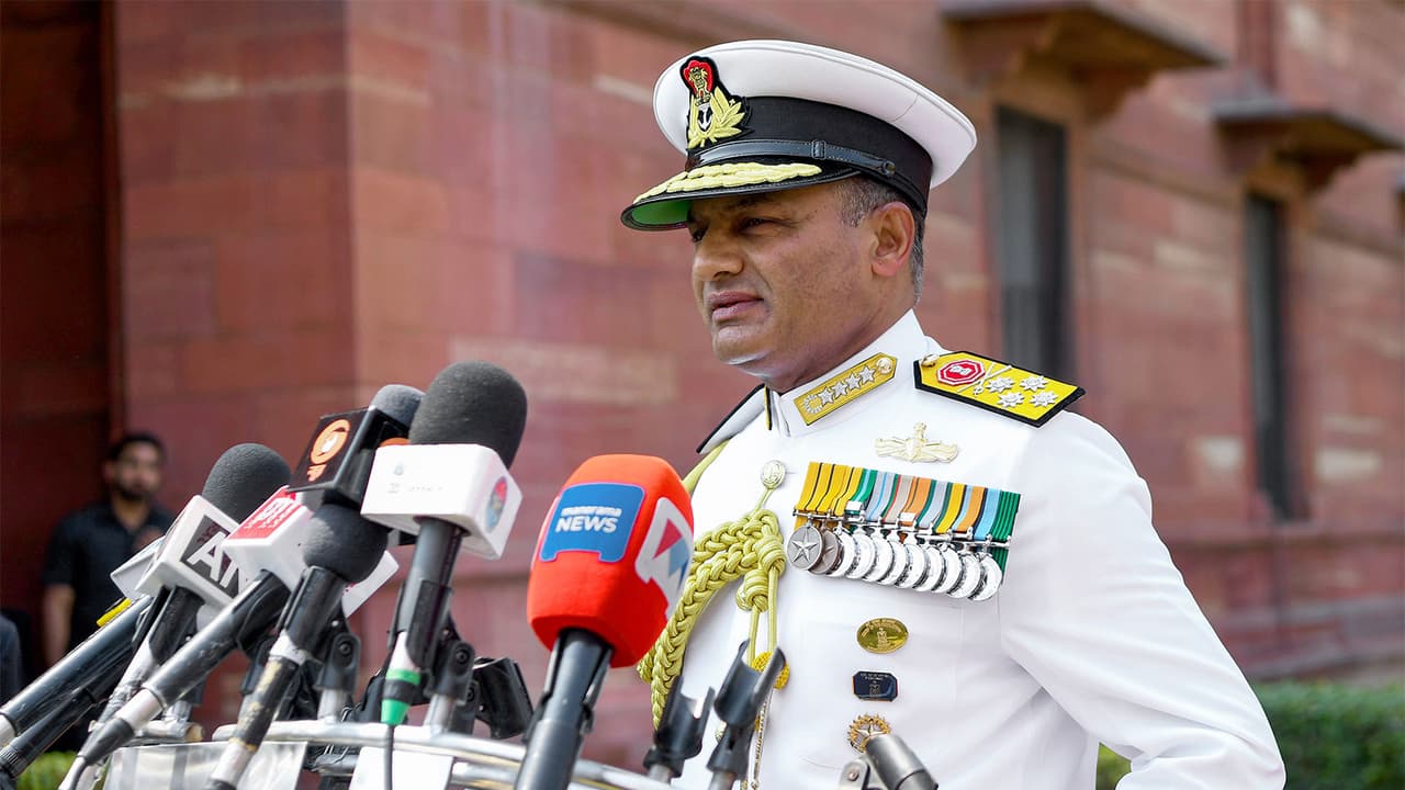 Chief of the Naval Staff Admiral Krishna Swaminathan (Photo/ANI) Chief of the Naval Staff Admiral Krishna Swaminathan (Photo/ANI)