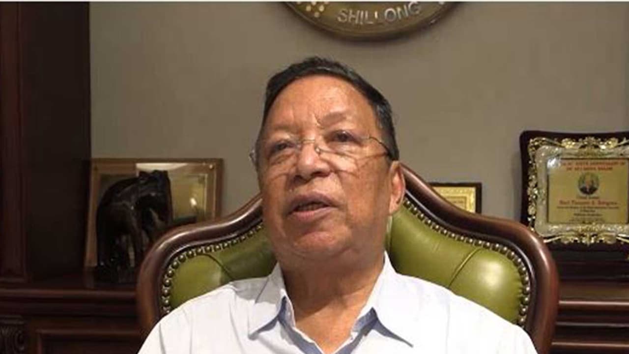 Meghalaya Assembly Speaker Thomas A Sangma (Photo/MeghalayaLegislativeAssembly) Meghalaya Assembly Speaker Thomas A Sangma (Photo/MeghalayaLegislativeAssembly)