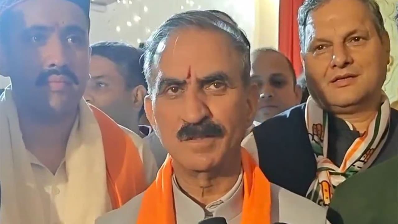 Himachal Pradesh Chief Minister Sukhvinder Singh Sukhu (Photo/ANI) Himachal Pradesh Chief Minister Sukhvinder Singh Sukhu (Photo/ANI)