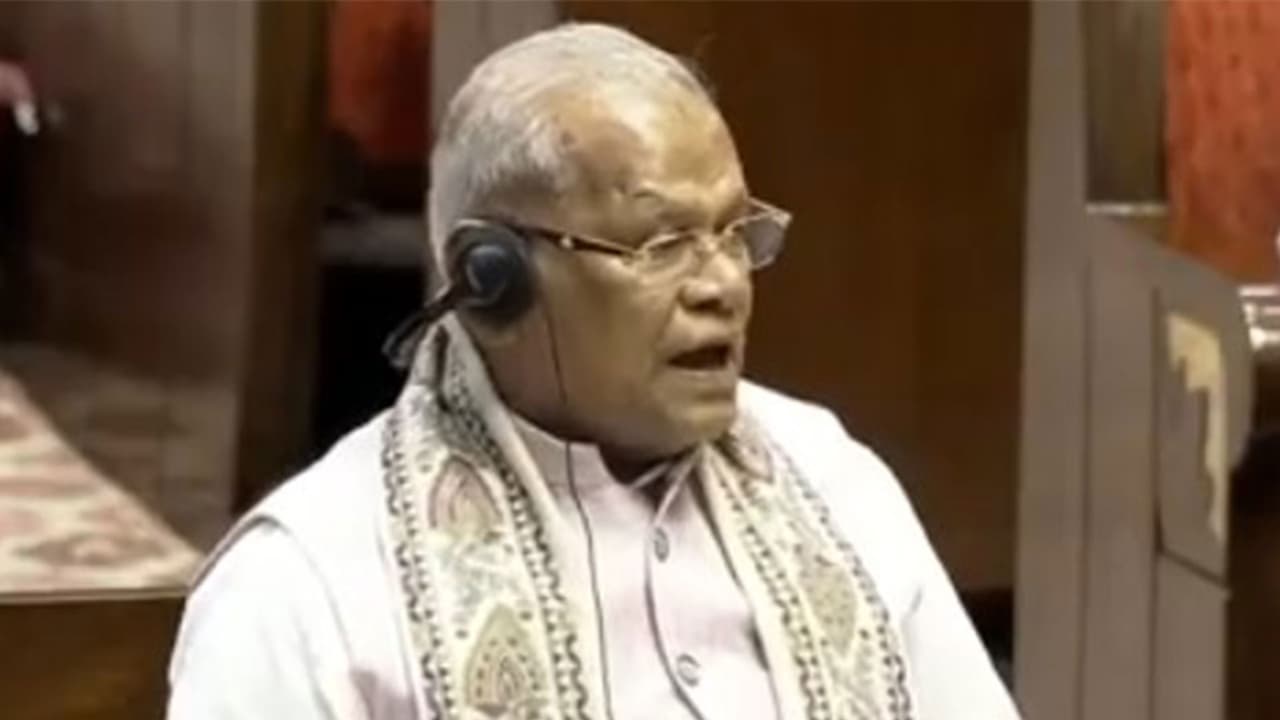 Union Minister for Micro, Small and Medium Enterprises Jitan Ram Manjhi (Photo/Sansad TV) Union Minister for Micro, Small and Medium Enterprises Jitan Ram Manjhi (Photo/Sansad TV)