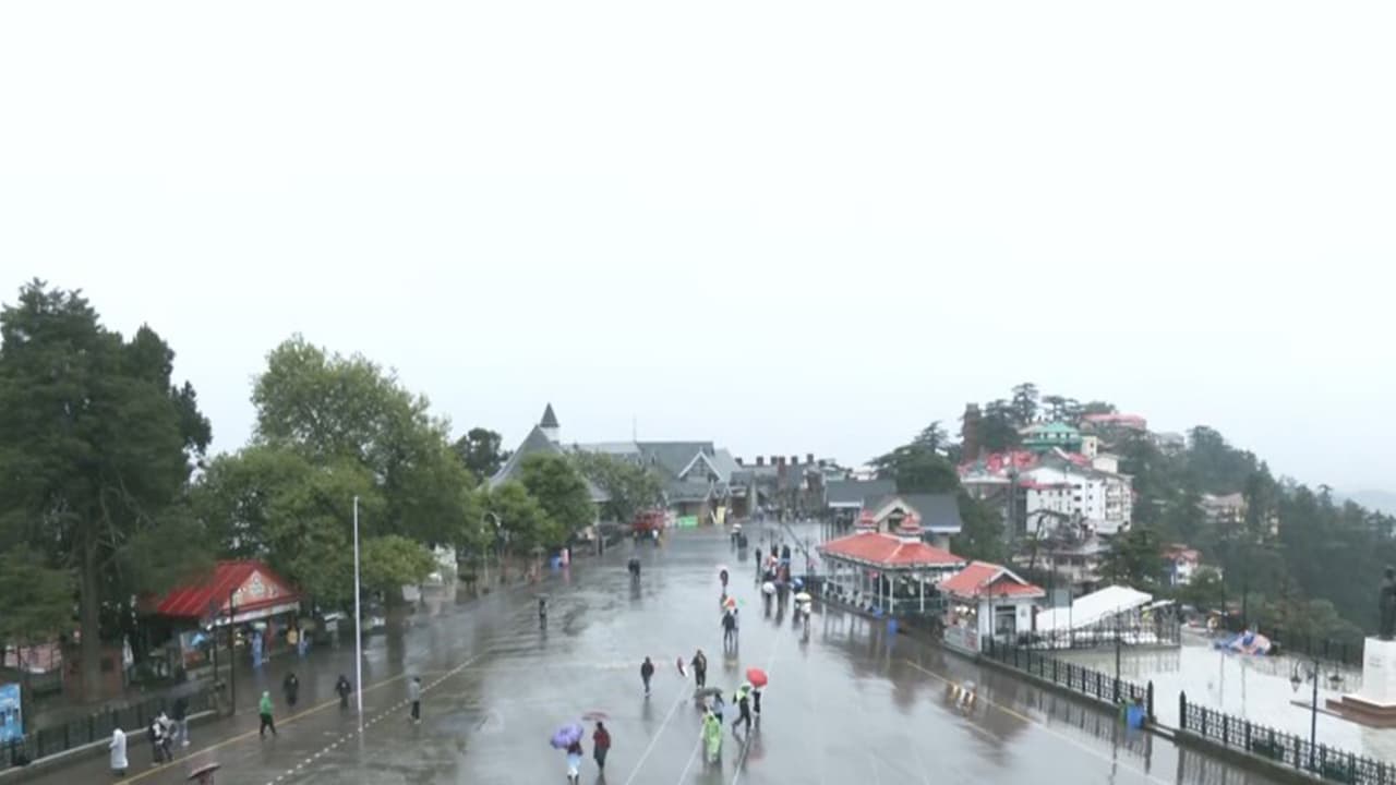 Rain brings relief from heat in Shimla (Photo/ANI) Rain brings relief from heat in Shimla (Photo/ANI)