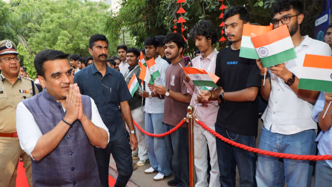 Gujarat Deputy CM Harsh Sanghavi (Photo/Gujarat CMO) Gujarat Deputy CM Harsh Sanghavi (Photo/Gujarat CMO)