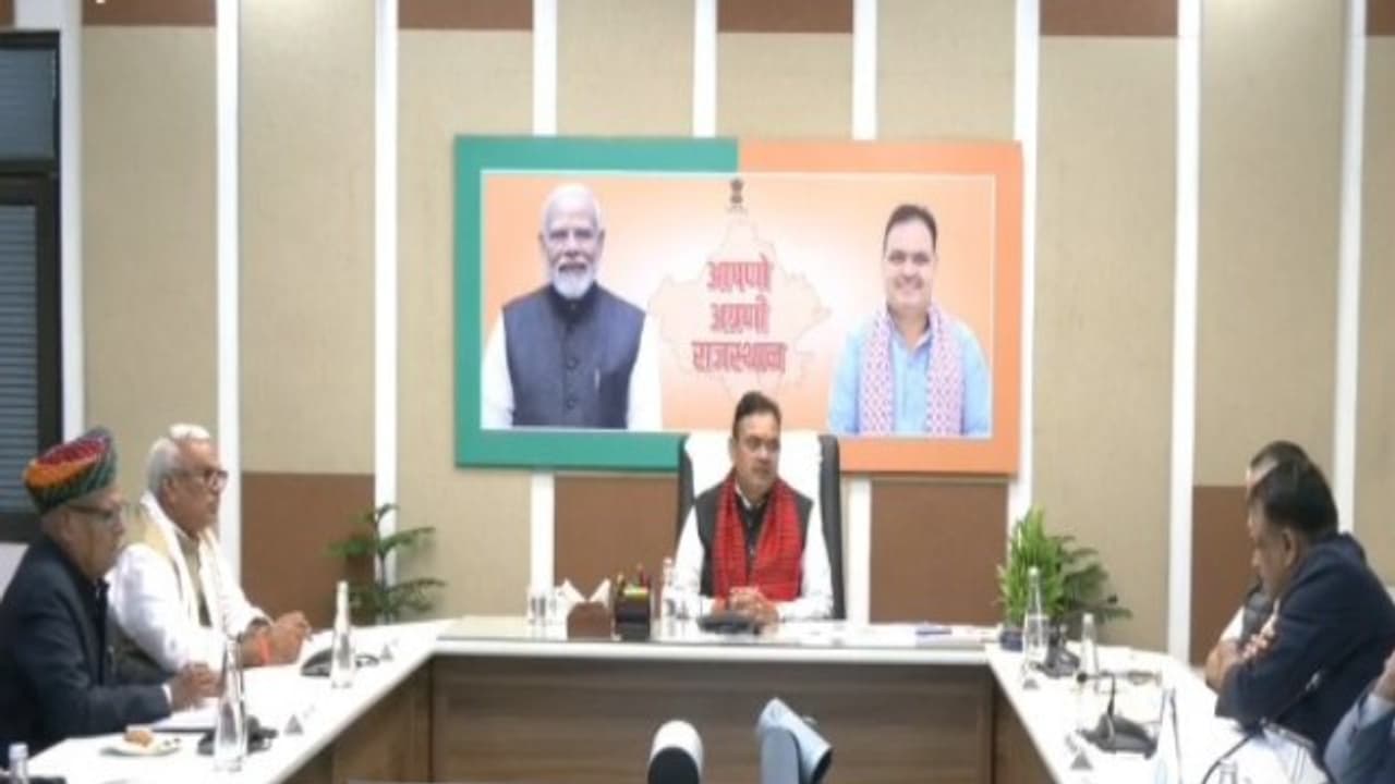 Rajasthan CM Bhajanlal Sharma holds meeting to discuss key development projects. (Photo/CMO) Rajasthan CM Bhajanlal Sharma holds meeting to discuss key development projects. (Photo/CMO)