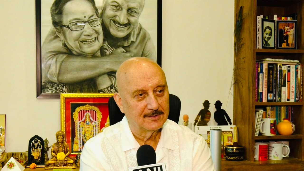 Cinema icon Anupam Kher (Image source: ANI) Cinema icon Anupam Kher (Image source: ANI)