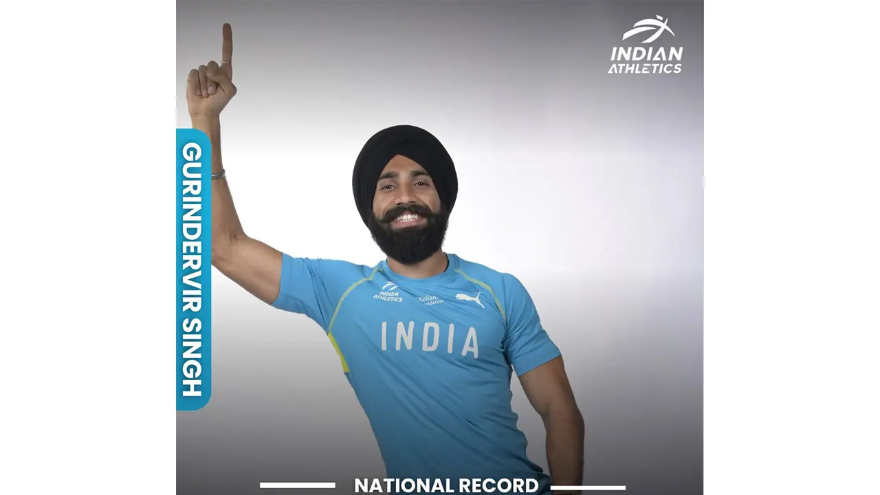 Gurindervir Singh. (Photo:X/@afiindia) Gurindervir Singh. (Photo:X/@afiindia)