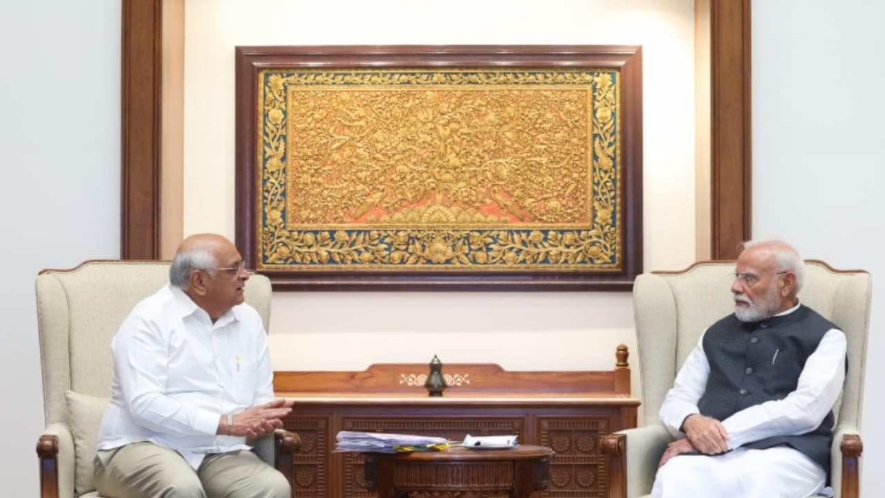 Gujarat Chief Minister Bhupendra Patel with Prime Minister Narendra Modi in New Delhi (Photo/@Bhupendrapbjp) Gujarat Chief Minister Bhupendra Patel with Prime Minister Narendra Modi in New Delhi (Photo/@Bhupendrapbjp)