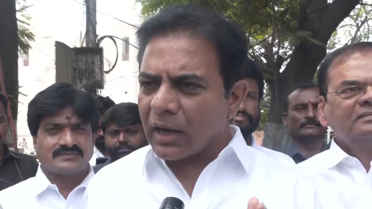 BRS Working President KT Rama Rao (File Photo/ANI) BRS Working President KT Rama Rao (File Photo/ANI)