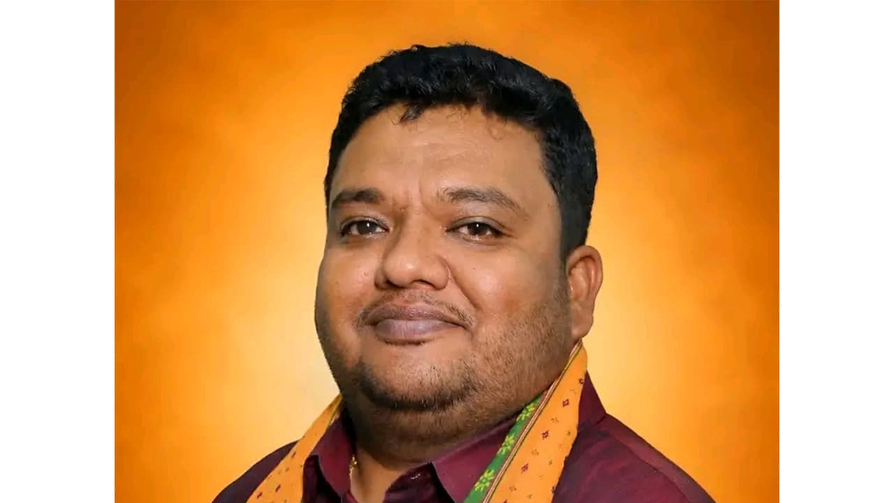 Matabari MLA Abhishek Debroy (Photo/BJP Tripura Pradesh) Matabari MLA Abhishek Debroy (Photo/BJP Tripura Pradesh)