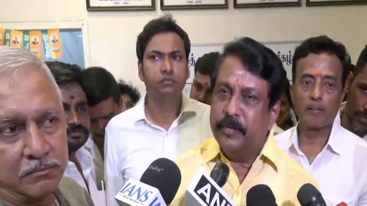 Tamil Nadu BJP President Nainar Nagendran (Photo/ANI) Tamil Nadu BJP President Nainar Nagendran (Photo/ANI)