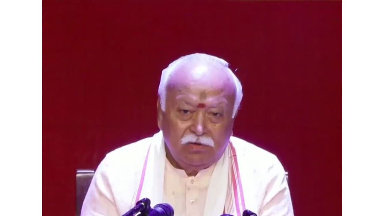 RSS chief Mohan Bhagwat (Photo/ANI) RSS chief Mohan Bhagwat (Photo/ANI)