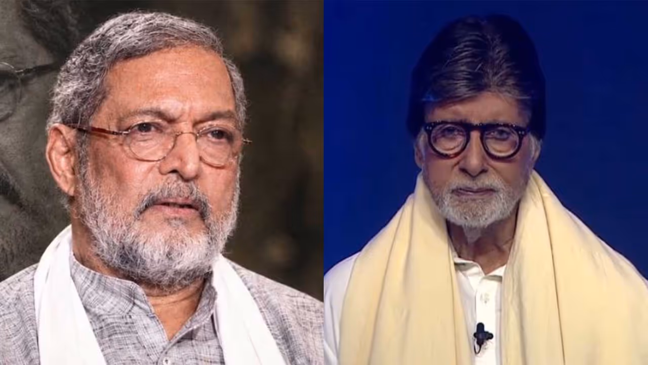 Amitabh Bachchan offers tribute to Nana Patekar (Photo/Instagram@sonytvofficial) Amitabh Bachchan offers tribute to Nana Patekar (Photo/Instagram@sonytvofficial)