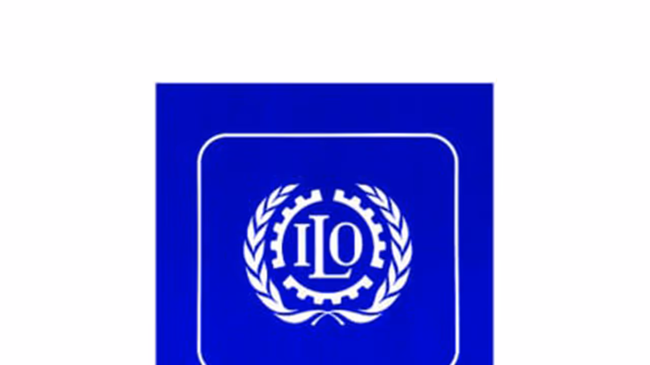 Official logo of ILO (Photo/https://www.ilo.org/) Official logo of ILO (Photo/https://www.ilo.org/)