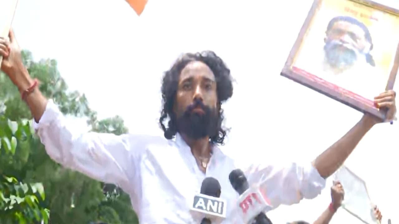Student leader Devendra Nath Mahato (Photo/ANI) Student leader Devendra Nath Mahato (Photo/ANI)