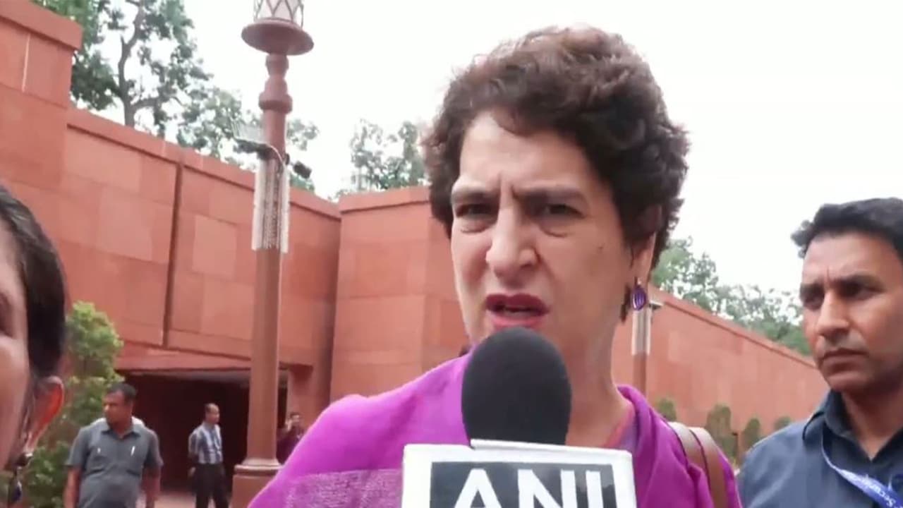 Congress MP Priyanka Gandhi Vadra (Photo/ANI) Congress MP Priyanka Gandhi Vadra (Photo/ANI)