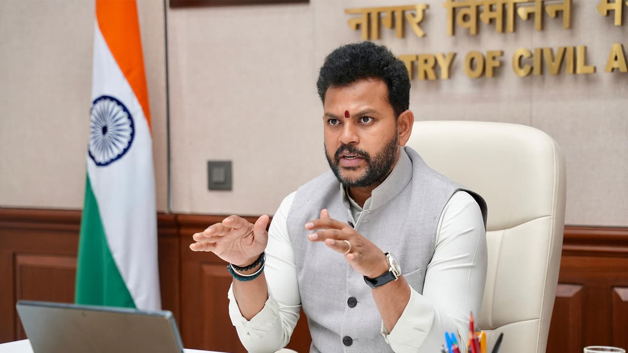 Civil Aviation Minister K Rammohan Naidu (Photo/PIB) Civil Aviation Minister K Rammohan Naidu (Photo/PIB)