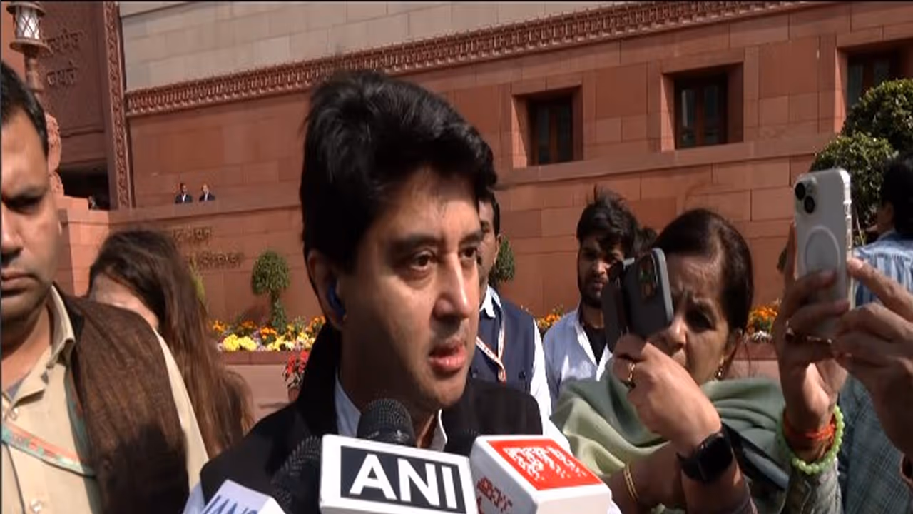 Union Minister of Communications Jyotiraditya Scindia (Photo/ANI)