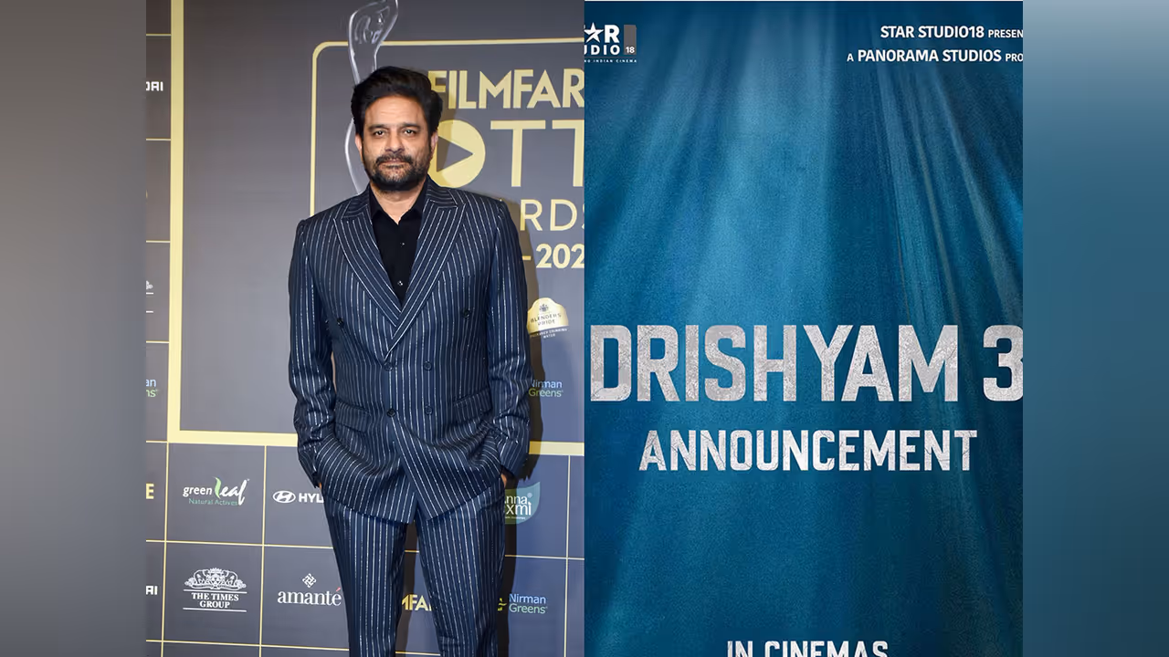 Actor Jaideep Ahlawat (Photo/ANI) and Drishyam 3 poster (Photo/Instagram@starstudio18) Actor Jaideep Ahlawat (Photo/ANI) and Drishyam 3 poster (Photo/Instagram@starstudio18)