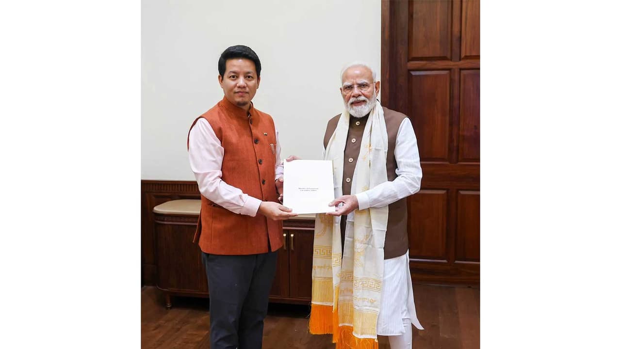 Prime Minister Narendra Modi and Sikkim Lok Sabha member Indra Hang Subba (Photo/ SikkimLokSabhaMP) Prime Minister Narendra Modi and Sikkim Lok Sabha member Indra Hang Subba (Photo/ SikkimLokSabhaMP)