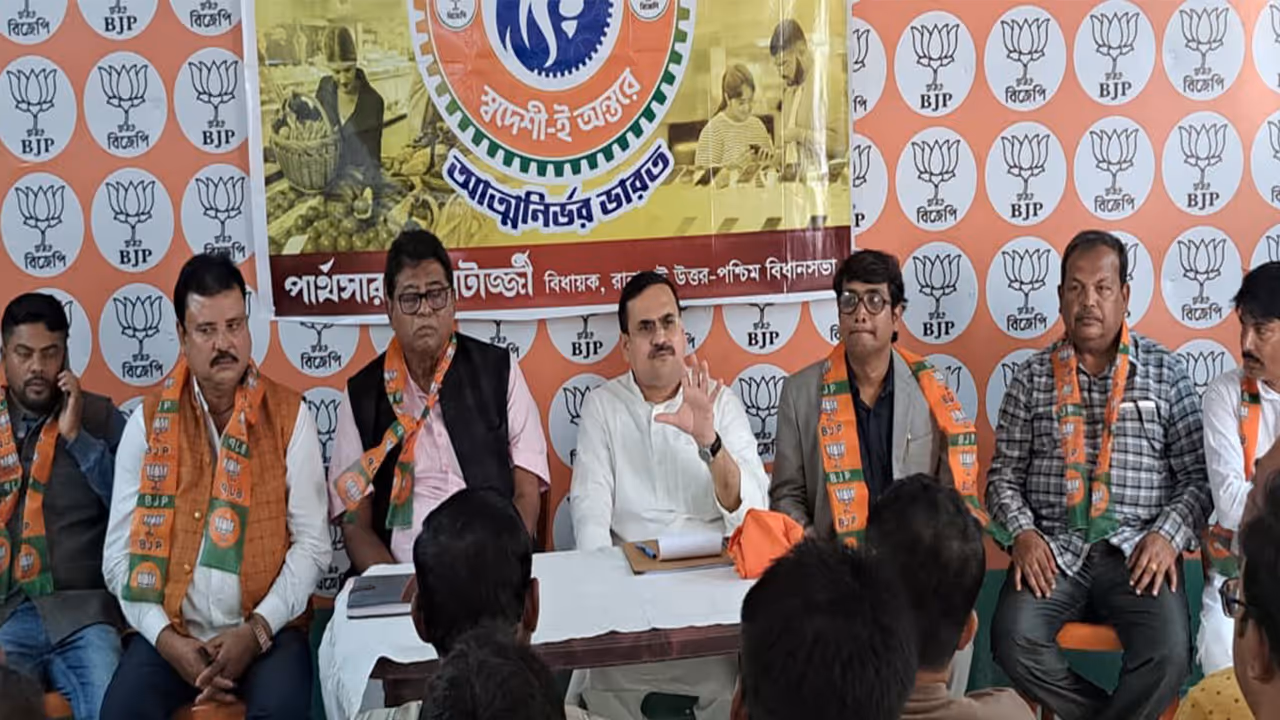 BJP leaders attend 'prabas' to review ongoing SIR across country (Photo/ANI)