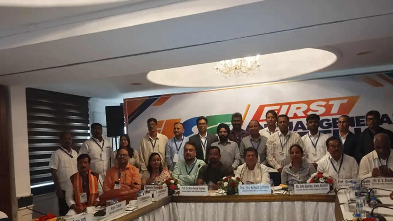 Prof. Achyuta Samanta unanimously elected first president of IUSF (Photo: IUSF) Prof. Achyuta Samanta unanimously elected first president of IUSF (Photo: IUSF)