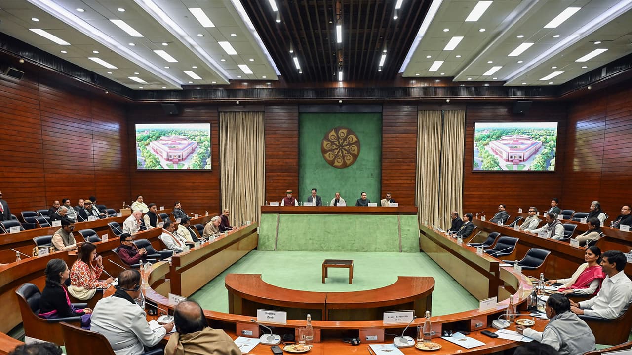 Visual from an earlier all party meeting (Photo/ANI) Visual from an earlier all party meeting (Photo/ANI)