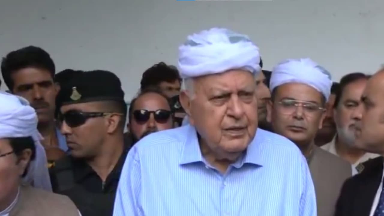 National Conference President Farooq Abdullah (Photo/ANI) National Conference President Farooq Abdullah (Photo/ANI)