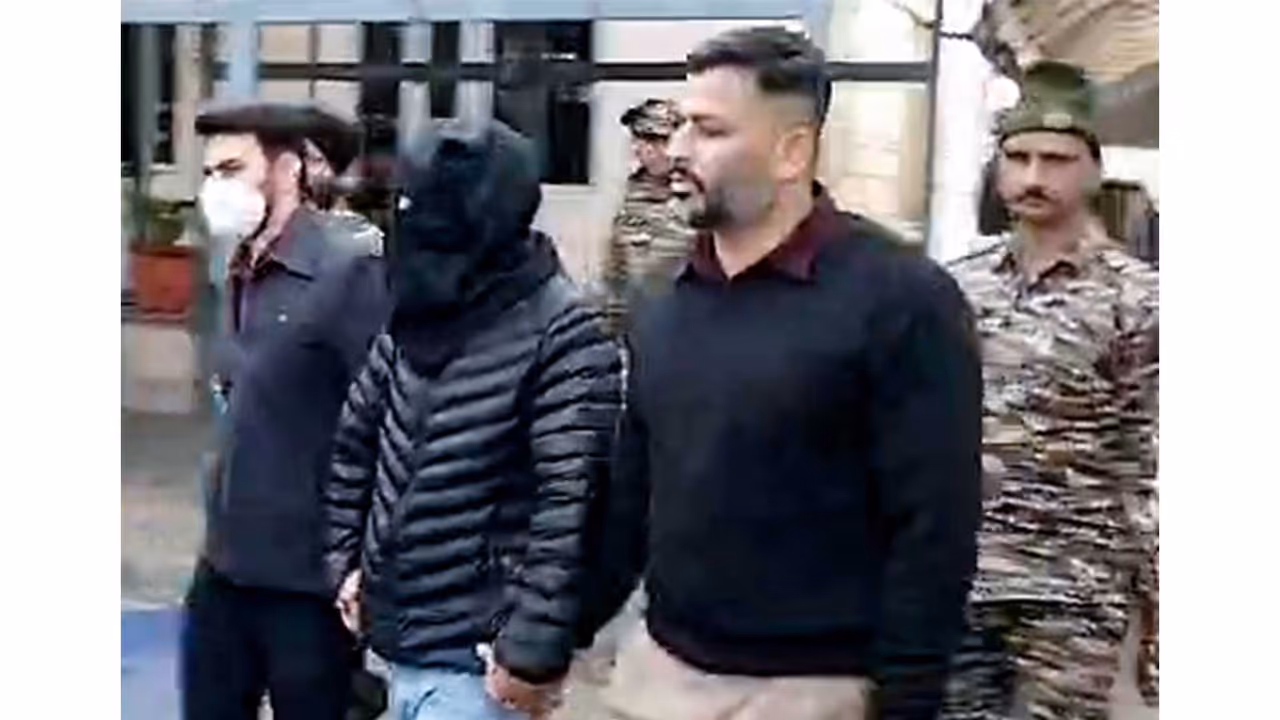 Delhi blast case accused Jasir Bilal Wani (File Photo/ANI) Delhi blast case accused Jasir Bilal Wani (File Photo/ANI)
