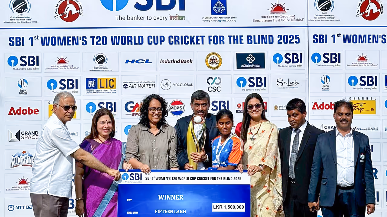 Deepika TC, captain of the blind women's cricket team (Photo: ANI) Deepika TC, captain of the blind women's cricket team (Photo: ANI)