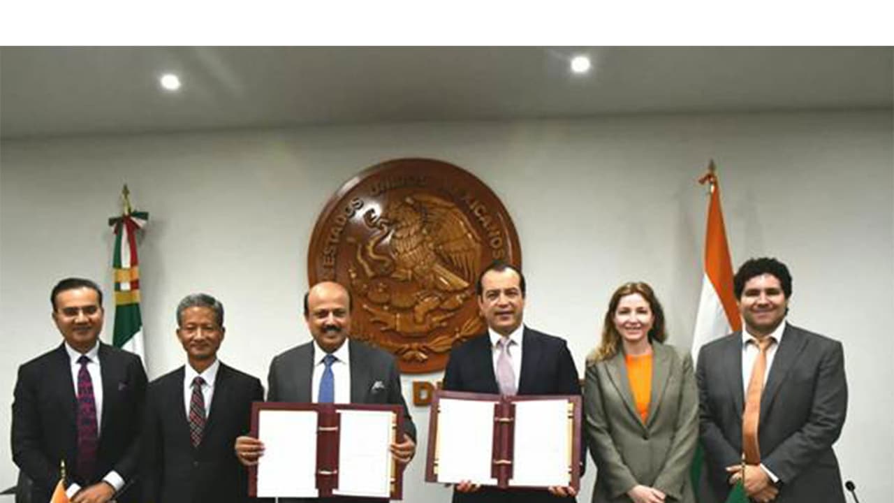 India and Mexico sign Terms of Reference (Photo/PIB) India and Mexico sign Terms of Reference (Photo/PIB)