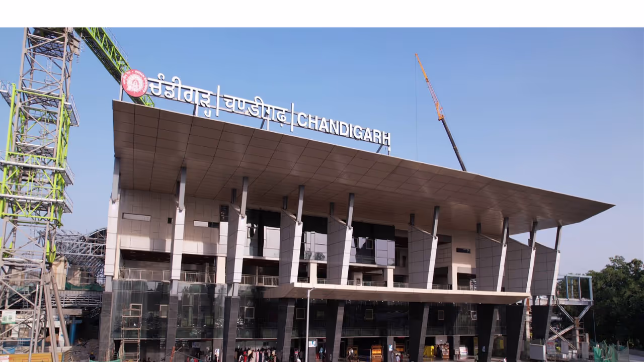Chandigarh Railway Station redevelopment nears completion (Photo/RLDA) Chandigarh Railway Station redevelopment nears completion (Photo/RLDA)
