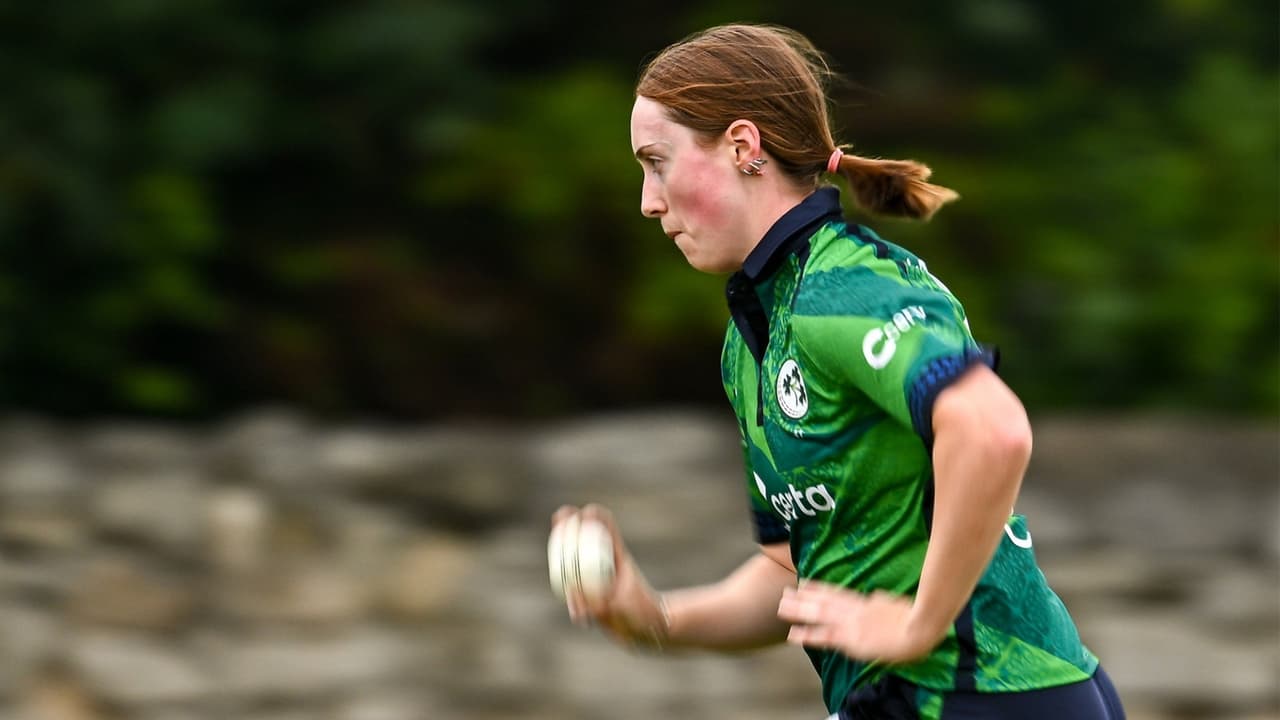 Sophie MacMahon. (Photo: @IrishWomensCric) Sophie MacMahon. (Photo: @IrishWomensCric)
