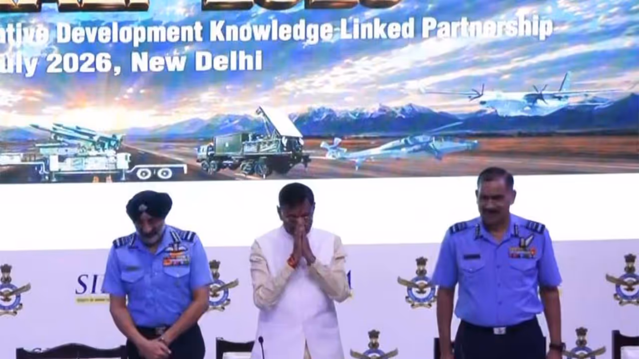 IAF Chief Air Chief Marshal AP Singh, Mos Defence Sanjay Seth and Air Marshal Sanjiv Ghuratia, Officer in Charge (Maintenance) IAF (Photo/ANI) IAF Chief Air Chief Marshal AP Singh, Mos Defence Sanjay Seth and Air Marshal Sanjiv Ghuratia, Officer in Charge (Maintenance) IAF (Photo/ANI)