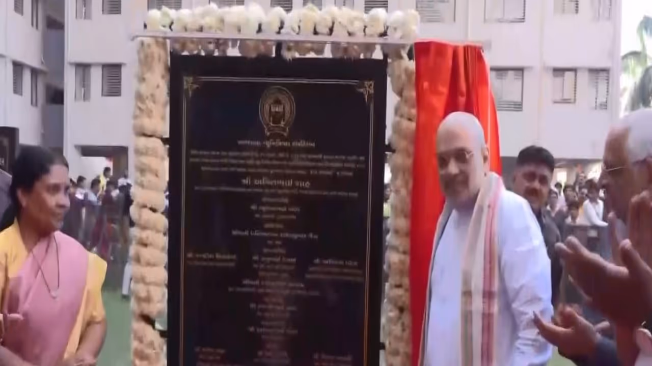 Union Home Minister Amit Shah in Ahmedabad on Sunday. (Photo/ANI) Union Home Minister Amit Shah in Ahmedabad on Sunday. (Photo/ANI)