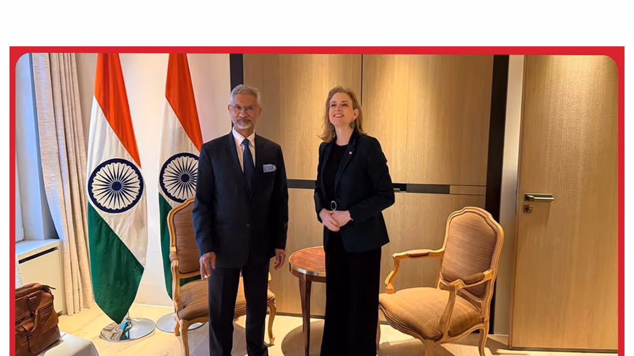 External Affairs Minister S Jaishankar with Austrian Foreign Minister Beate Meinl Reisinger (Photo/X/@DrSJaishankar) External Affairs Minister S Jaishankar with Austrian Foreign Minister Beate Meinl Reisinger (Photo/X/@DrSJaishankar)