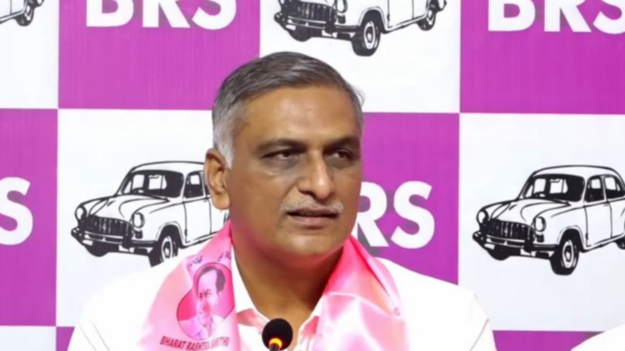 Bharat Rashtra Samithi (BRS) leader Harish Rao (Photo/ANI) Bharat Rashtra Samithi (BRS) leader Harish Rao (Photo/ANI)