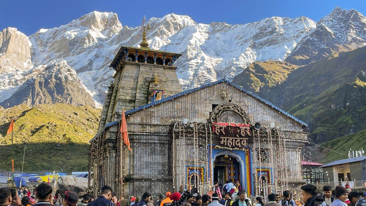 Visual of Kedarnath Temple (photo/ANI) Visual of Kedarnath Temple (photo/ANI)