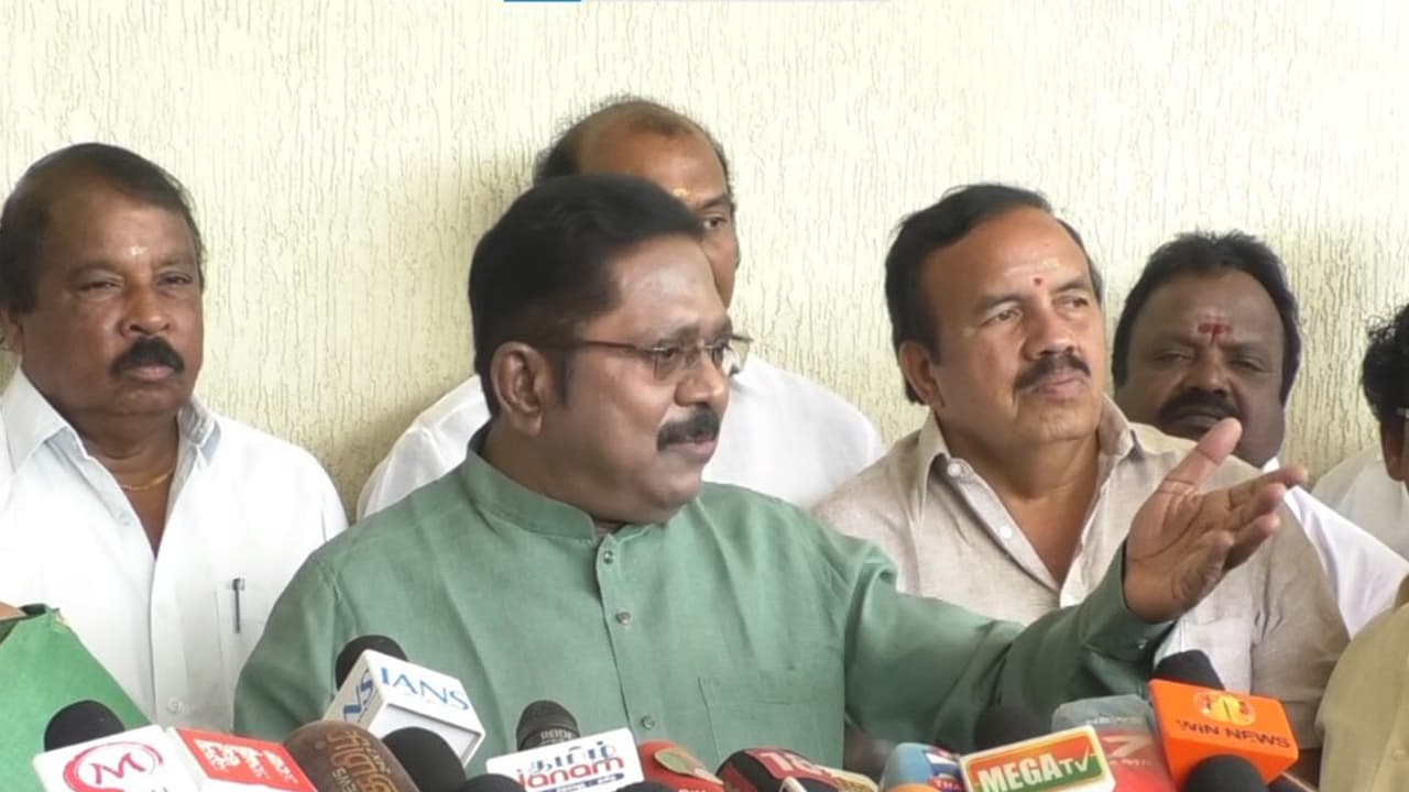 AMMK general secretary TTV Dhinakaran (Photo/ANI) AMMK general secretary TTV Dhinakaran (Photo/ANI)