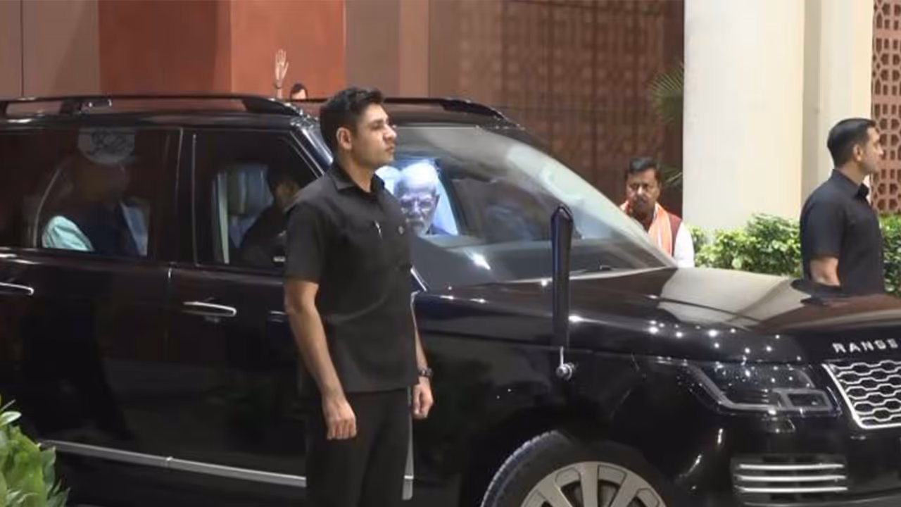 Prime Minister Narendra Modi leaves from the BJP Headquarters(Photo/ANI) Prime Minister Narendra Modi leaves from the BJP Headquarters(Photo/ANI)