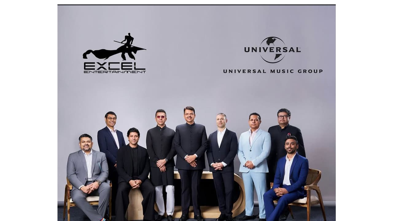 Universal Music Group's partnership with Excel Entertainment (Image source: Instagram@excelmovies) Universal Music Group's partnership with Excel Entertainment (Image source: Instagram@excelmovies)