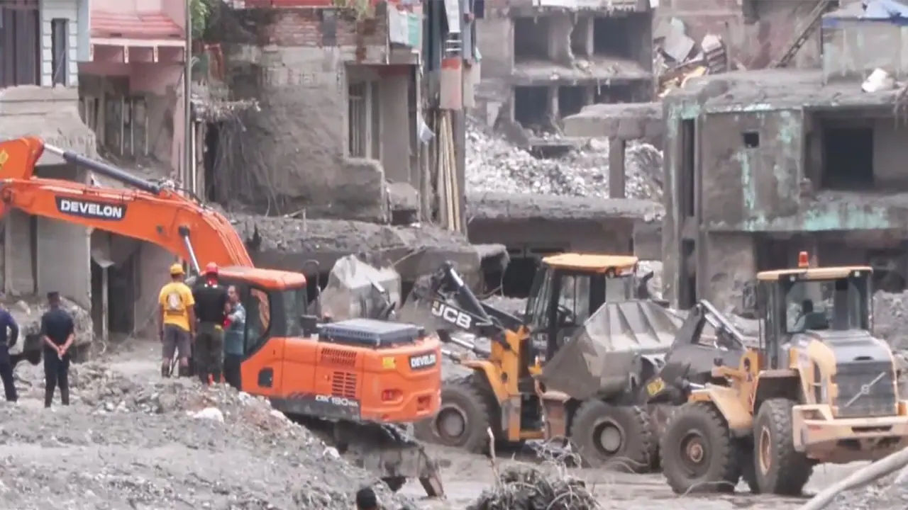 Rescue operations underway in Nepal following catastrophic flash floods (Photo/ANI) Rescue operations underway in Nepal following catastrophic flash floods (Photo/ANI)