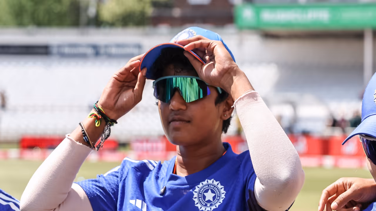 Shree Charani. (Photo: @BCCIWomen X) Shree Charani. (Photo: @BCCIWomen X)