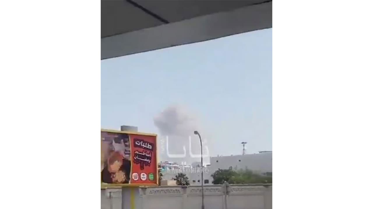 Visuals of the Iranian missile strike on US base in Bahrain (Photo/X@Iran_in_India) Visuals of the Iranian missile strike on US base in Bahrain (Photo/X@Iran_in_India)