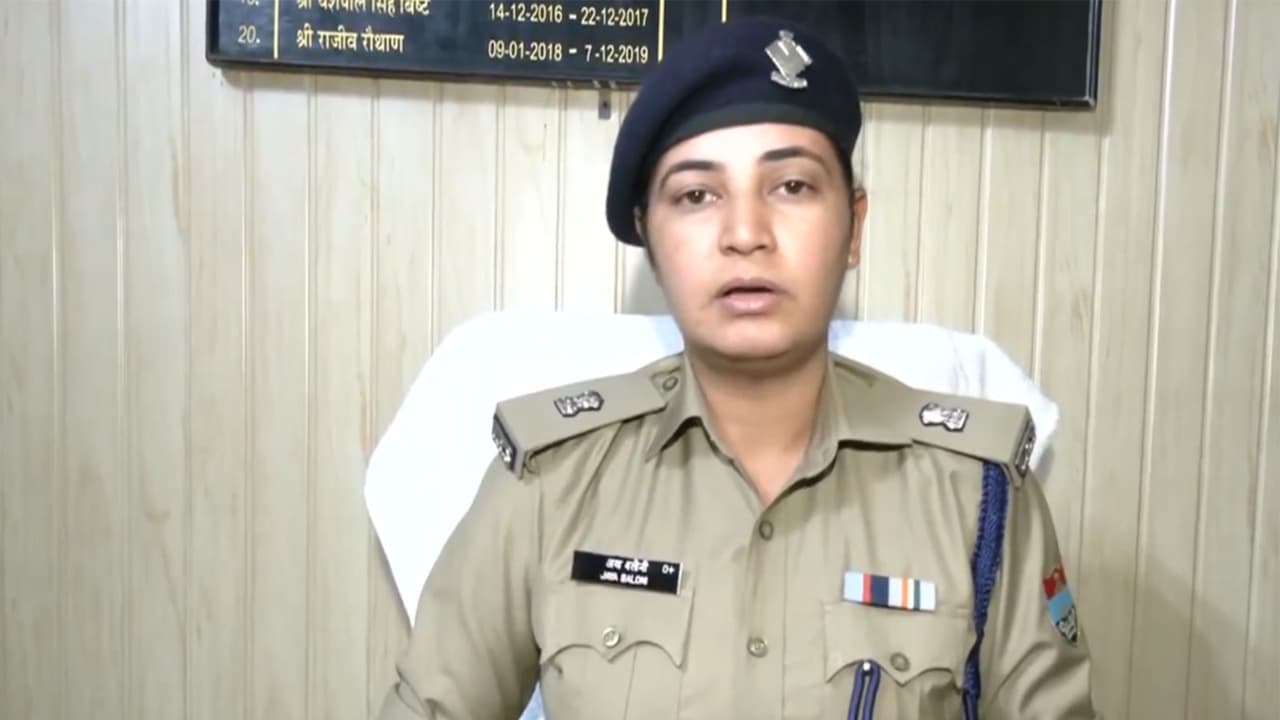 Dehradun SP (Rural) Jaya Baluni (Photo/ANI) Dehradun SP (Rural) Jaya Baluni (Photo/ANI)